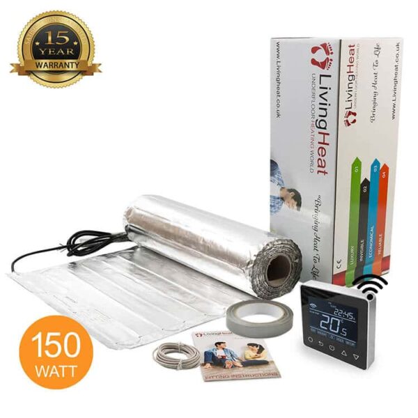 Living Heat 150 Watt Under Floor Heating Aluminium Foil System