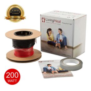 Living Heat 200 Watt Under Floor Heating loose Cable System