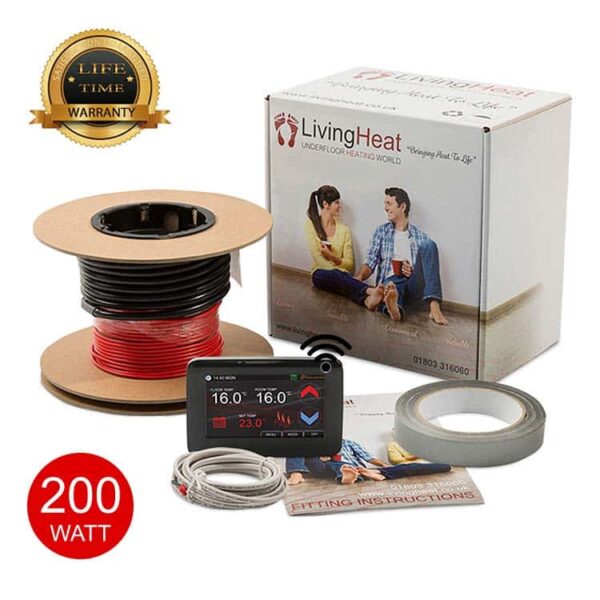 Living Heat 200 Watt Under Floor Heating loose Cable System