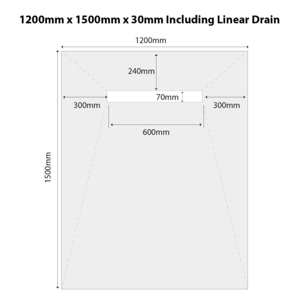 Shower Tray Kit With Linear Drain - Image 11