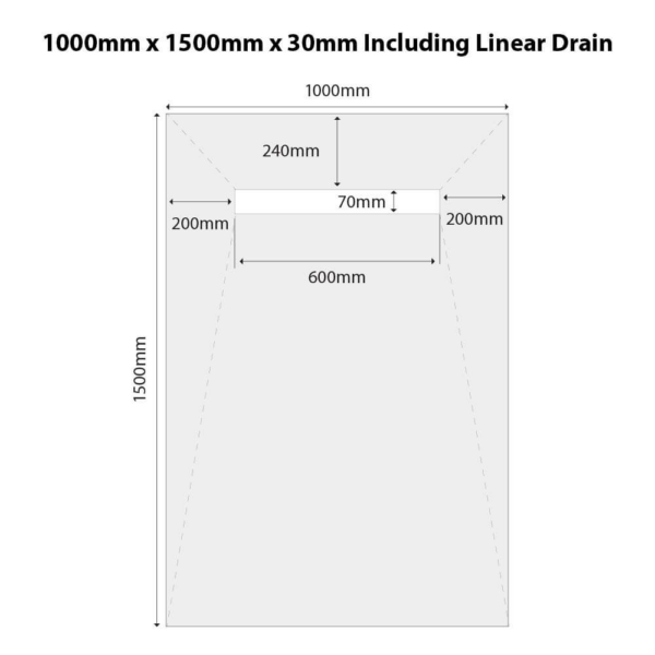 Shower Tray Kit With Linear Drain - Image 12