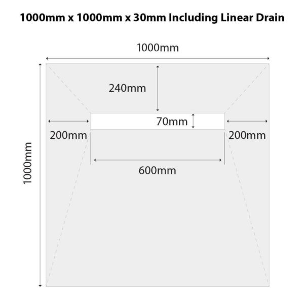 Shower Tray Kit With Linear Drain - Image 13