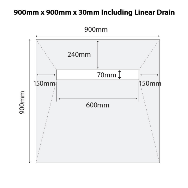 Shower Tray Kit With Linear Drain - Image 14