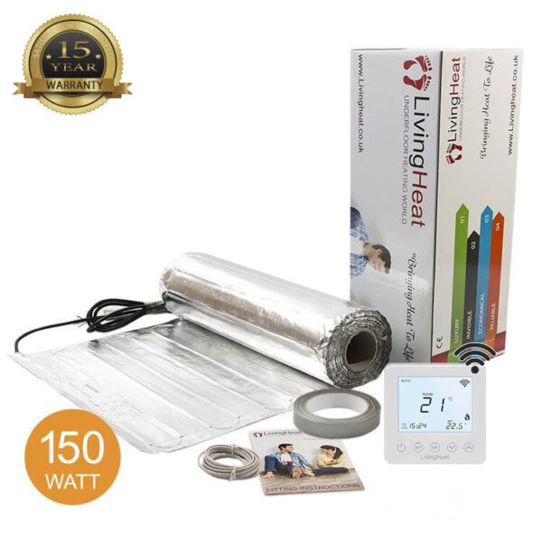 Living Heat 150 Watt Under Floor Heating Aluminium Foil System