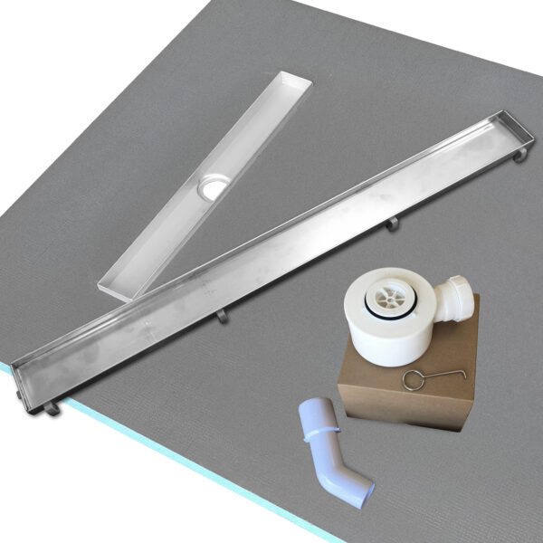 Shower Tray With Linear Drain & Waste - 30% OFF For Limited Time Only